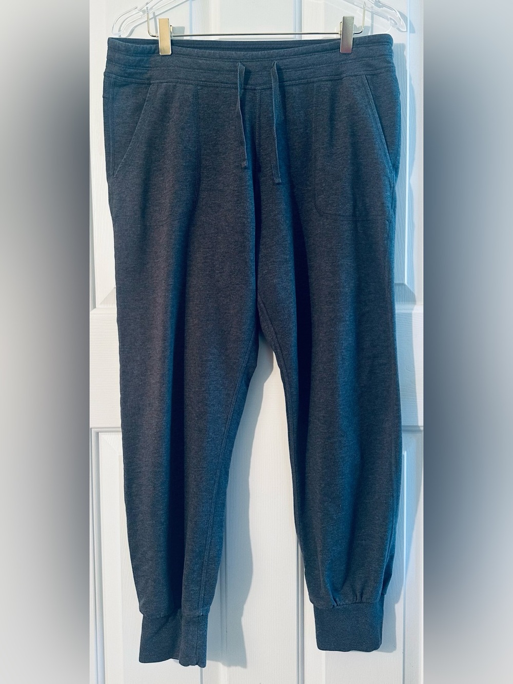 PATAGONIA Medium ORGANIC Cotton Gorpcore Hiking Dark Gray Joggers Sweatpants